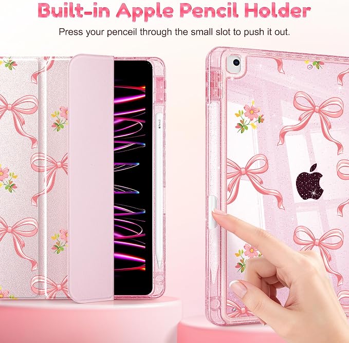 Pink bow floral