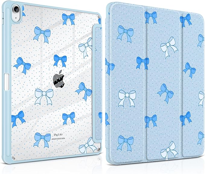 Blue Polka Dots & Bows