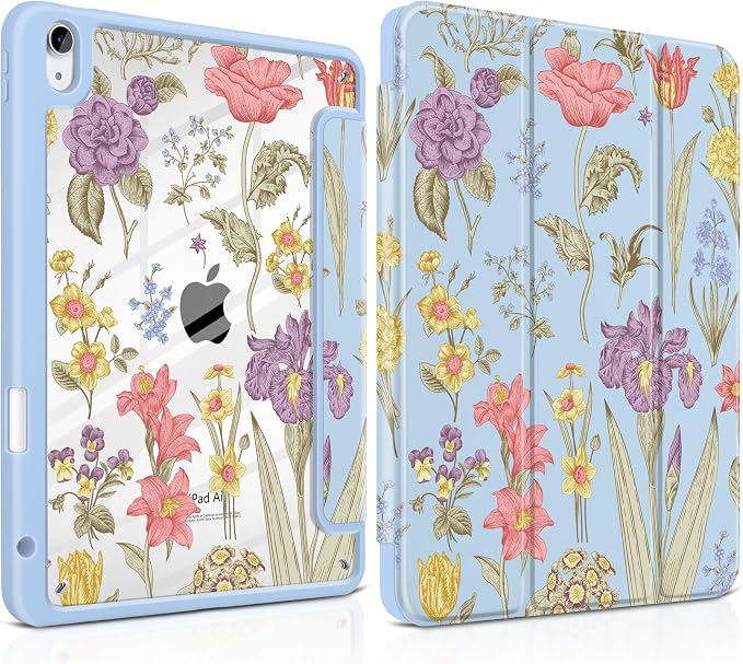 Blue Botanical Floral