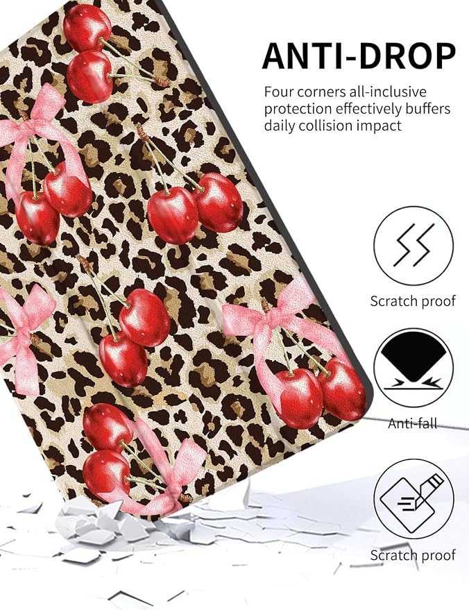 Brown Leopard 3 & Pink Bow