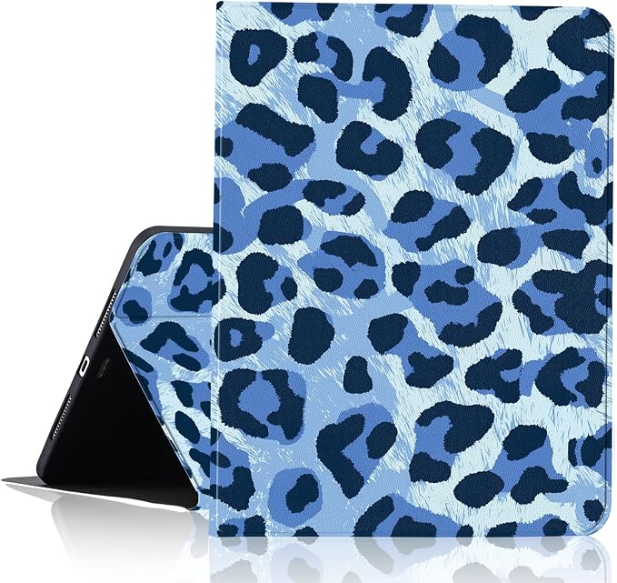 Blue Leopard Print