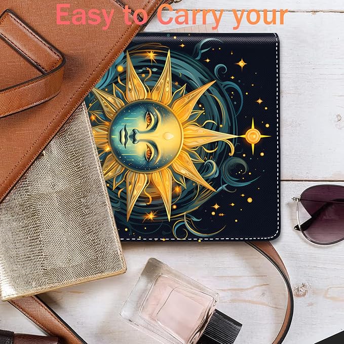 Celestial Theme Sun with Crescent Moon