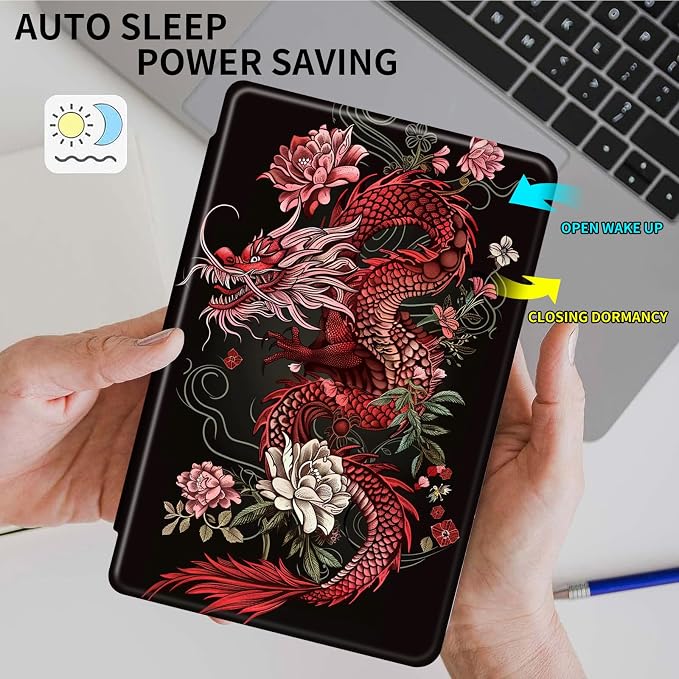 Flower Red Dragon