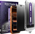 2-Pack Matte Privacy Screen Protector for iPhone 17 ProAnti-Glare &amp Anti-SpyAnti-FingerprintSmooth as SilkEasy Installation Military-Grade 9H Hardness