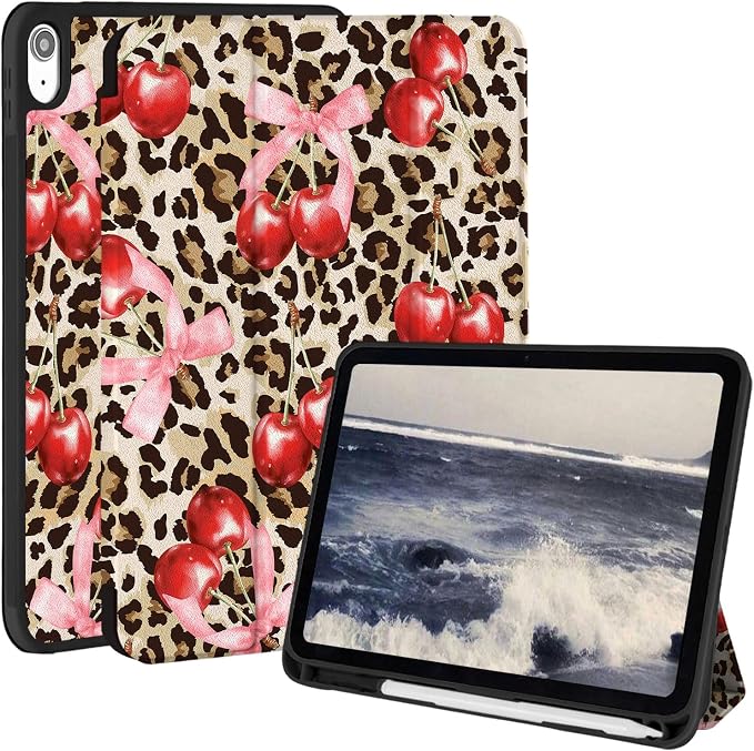 Brown Leopard 3 & Pink Bow