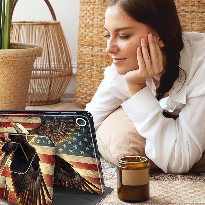 USA Flag Bald Eagle