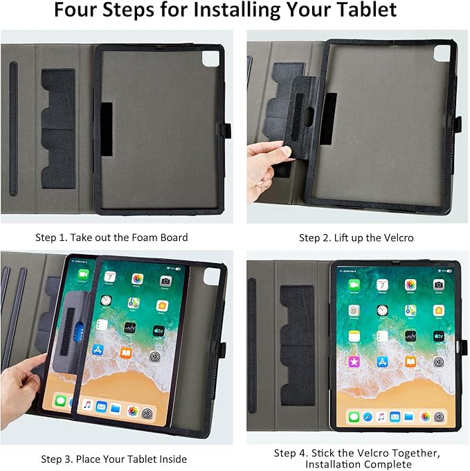 Lokigo Case for iPad Pro 13 Inch (M5/M4) for iPad Air 13 Inch (M4/M3/M2) for iPad Pro 12.9 Inch (6th/5th/4th/3rd) Gen Typing Stand Build with Pencil Holder/Card Pocket Auto Wake/Sleep Sunflower