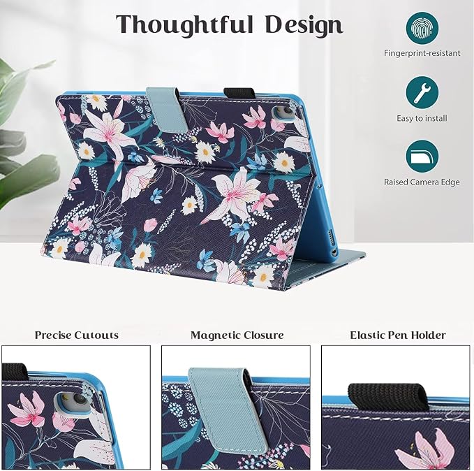 A6 Navy Blue Lily