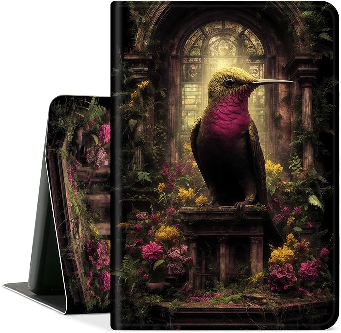 Hummingbirds Purple Garden
