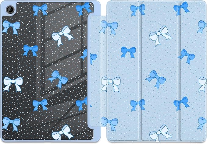 Blue Polka Dots & Bows