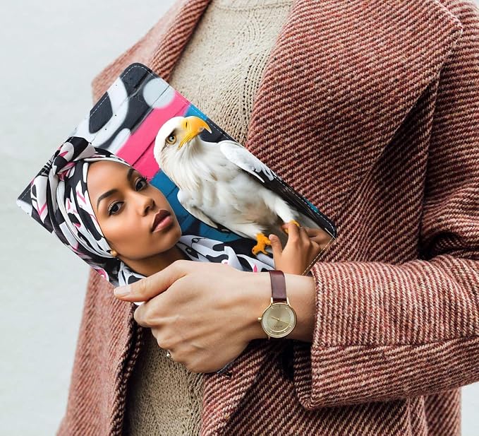 African American Girl Bald Eagle
