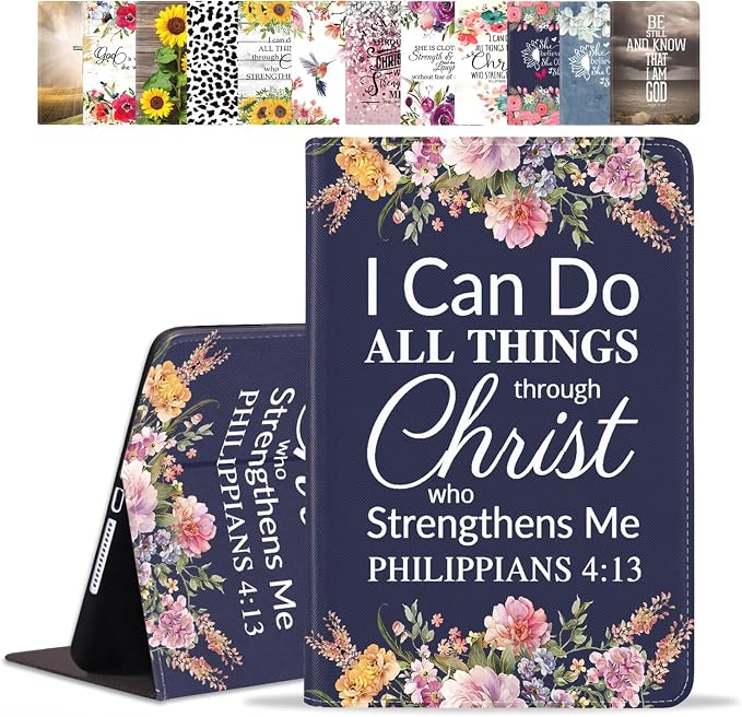 Floral Quote Bible Verse Philippians 4:13