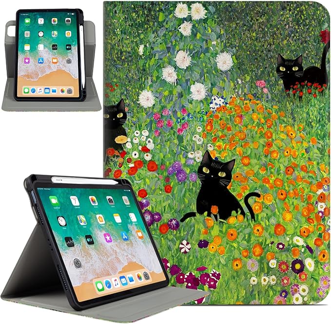 Flowers Garden Cat
