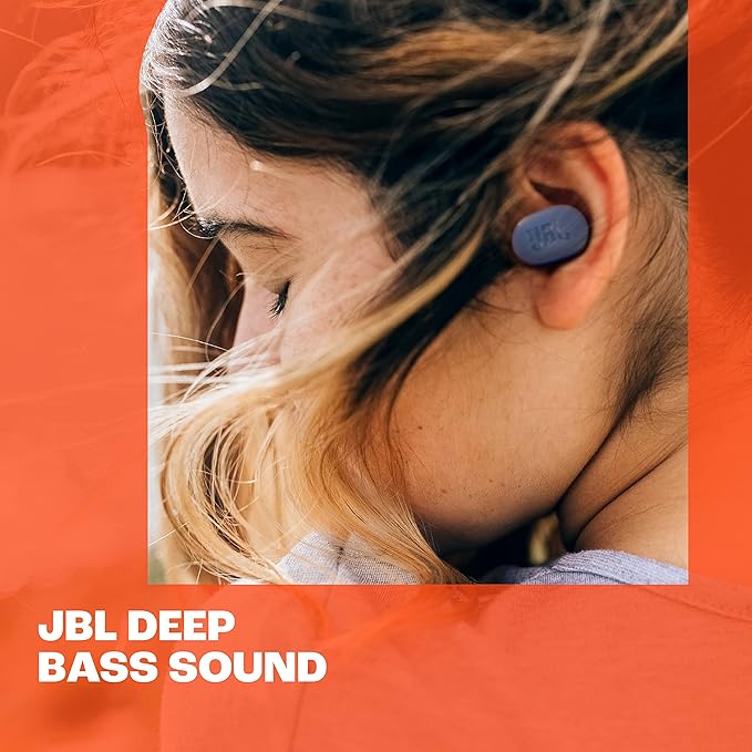 JBL Tune Buds - True wireless Noise Cancelling earbuds JBL Pure Bass Sound Bluetooth 5.3 4-Mic technology for Crisp Clear Calls Up to 48 hours of battery life Water and dust resistant (Black)