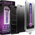 2 Pack Matte Privacy Screen Protector for iPhone Air 6.5 - Anti-Glare Anti-Spy Tempered Glass 9H Scratch Resistant Smooth Responsive Touch &amp Easy Installation