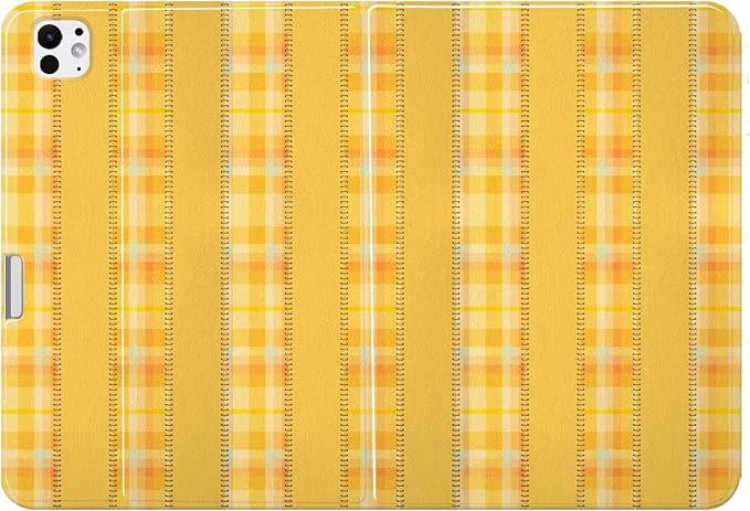 Orange Yellow Plaids Stripes