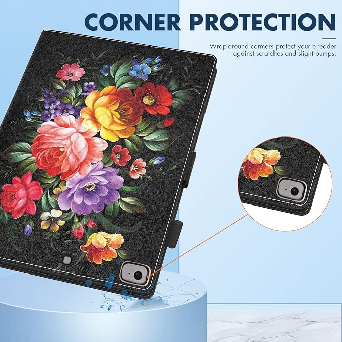 5 Flowers Black
