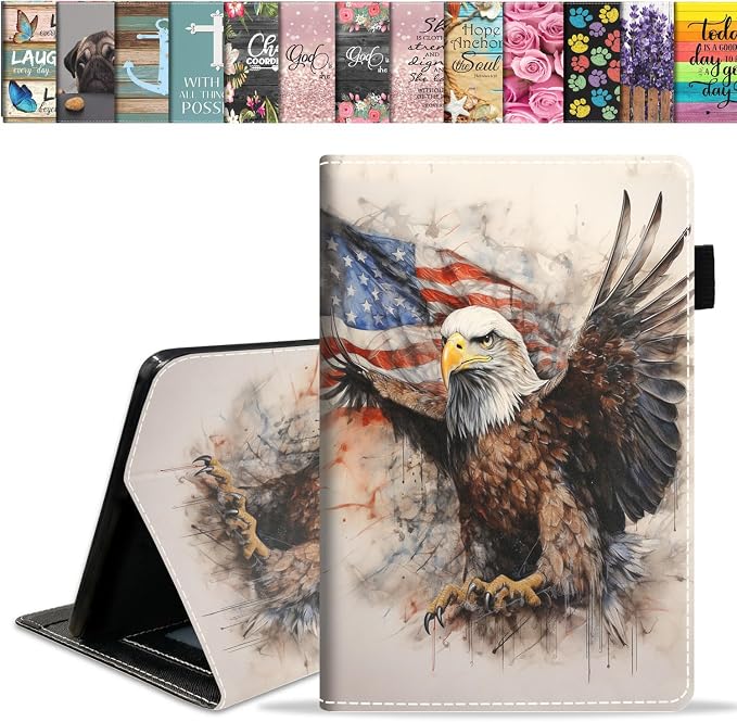 Patriotic American Flag Bald Eagle