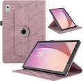 Tablet PC Bags Cases Sleeves Compatible With Lenovo Tab M9 9.0 Inch (Model: TB-310FU 2023 Released) Tablet Case 360 Degree Rotating Stand Foldable Tablet Case Tree Of Life Embossed Shell(Rose Gold)