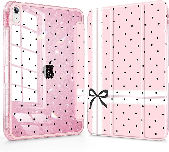 Bow Polka Dot-Pink