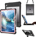 for iPad Air 11 Inch Case Waterproof M2 (2024) M3 (2025)Case for iPad Air 6th/5th/4th Gen (2024/2022/2020) Built-in Screen Protector 6.6FT Waterproof &amp 2.6FTDrop Protection (Purple)