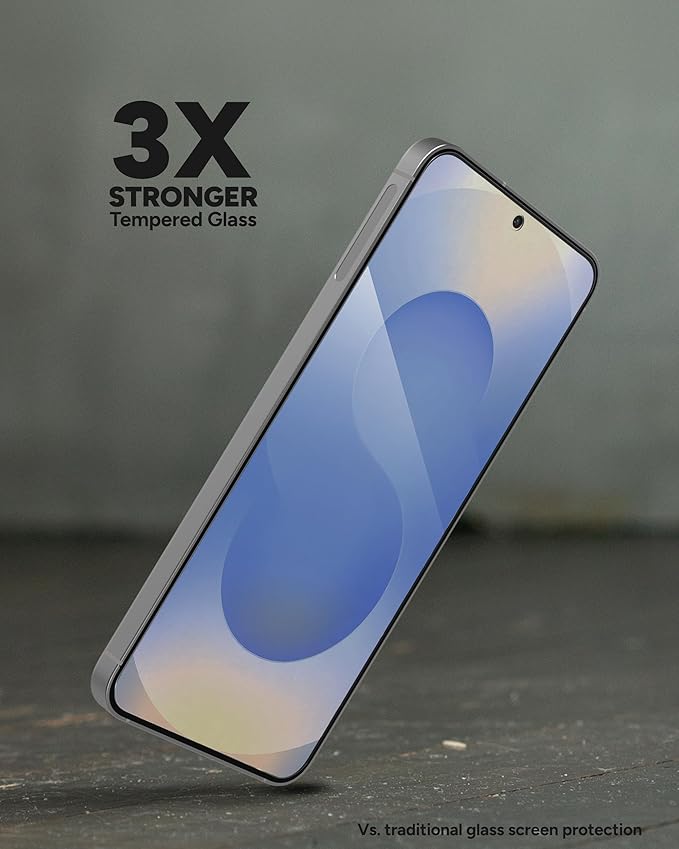 ZAGG Glass+ Samsung Galaxy S25+/ S24+ Screen Protector – Extreme Impact &amp Shatter Protection Scratch-Resistant Smudge-Resistant Fingerprint Scanner Compatible InvisibleShield Easy Installatio