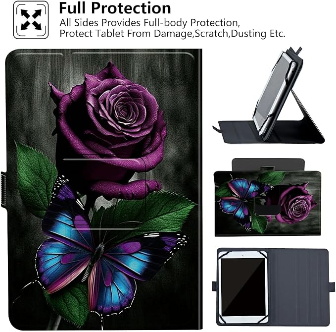 Purple Rose Butterfly
