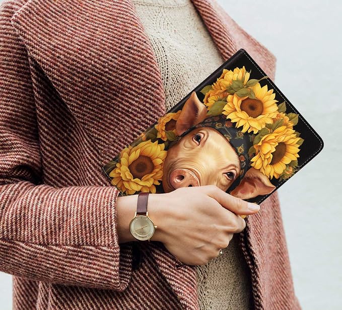 Pig and Sunflowers
