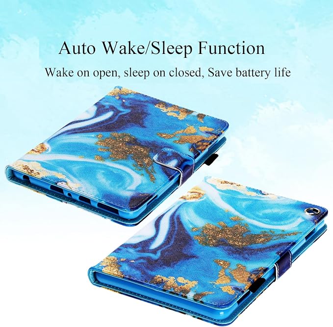 02# Blue Gold Marble