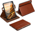 DTTO for iPad A16 Case iPad 11th / 10th Generation Case (2025/2022) 360 Degree Rotating Premium Leather Folio Stand Cover with Pencil Holder Brown