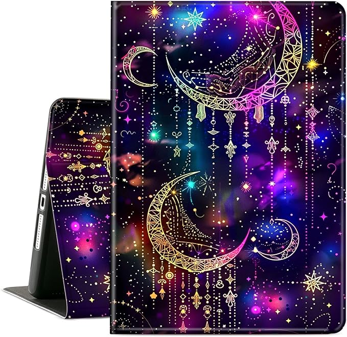 Purple Glitter Moon