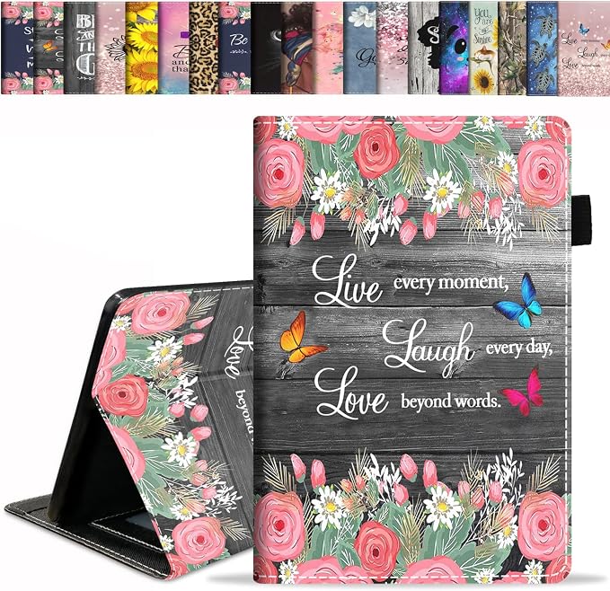 Floral Quote Live Laugh Love