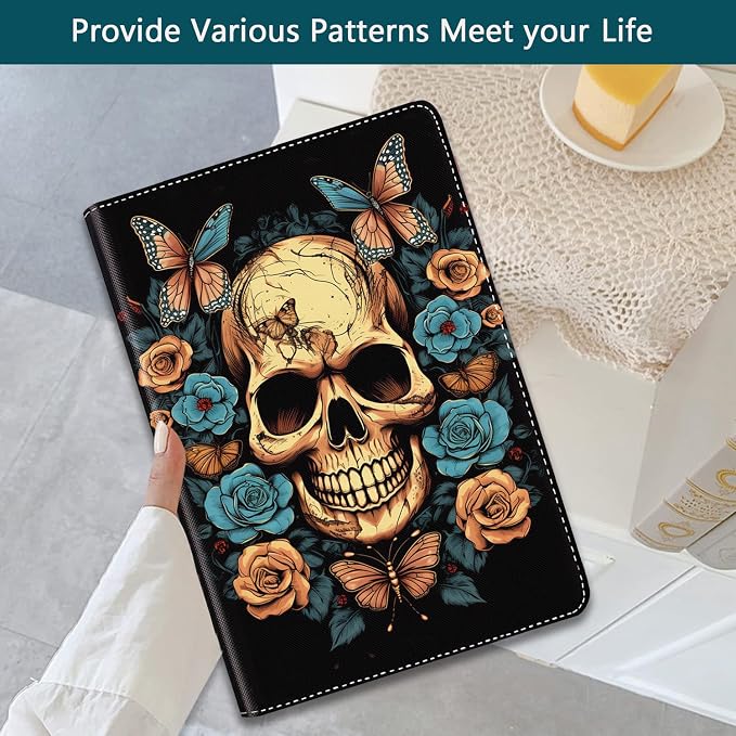 Skull Butterfly Flower