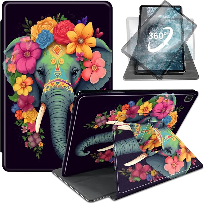 Elephant Wearing Flowers