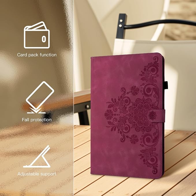 Mandala-Wine Red