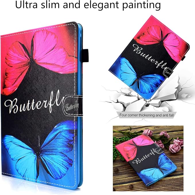 04# Blue Red Butterfly