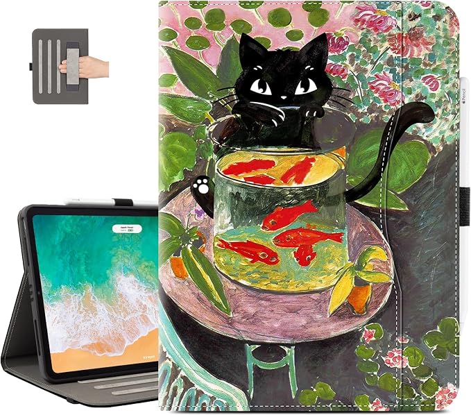 Goldfish Black Cat