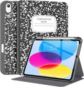 Supveco Case for iPad (A16) 11th Generation 11 inch (2025)iPad 10th Generation 10.9 inch (2022) with Pencil Holder-[Auto Wake/Sleep]Premium Folio Stand Case with Soft TPU Back Cover-New Book