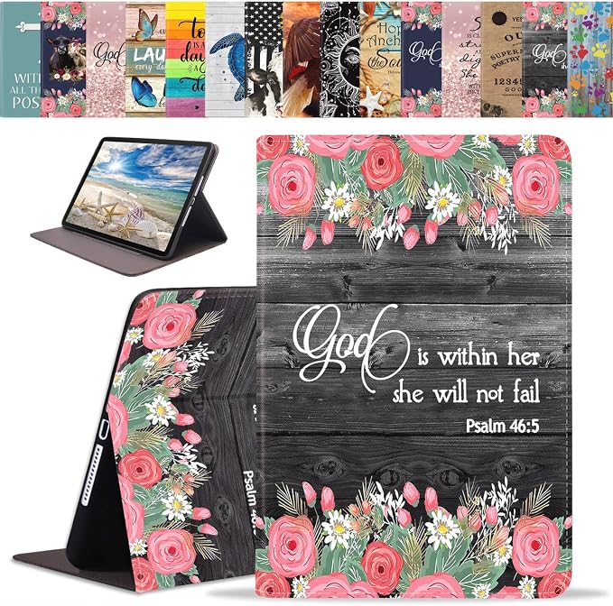Floral Quote Bible Verse Psalm 46:5