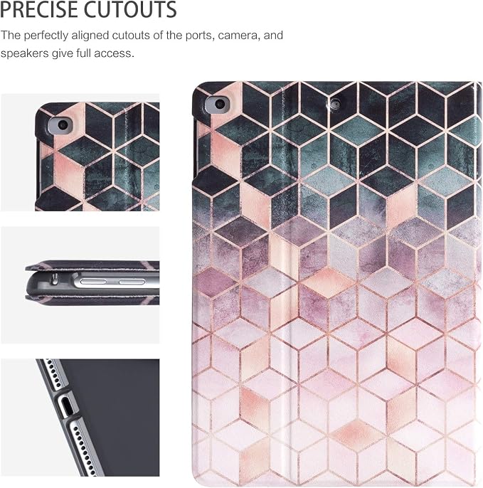 17 Black Pink Marble