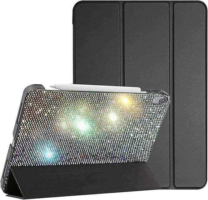 Bling Rhinestone Case for iPad (A16) 11th Generation 11 Inch 2025iPad 10th Generation 2022 10.9 Inch Case - High Quality Hand Glued DiamondGlitter Sparkle Fashion Luxury Shiny Crystal Shell