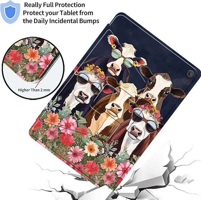Cows with Flower