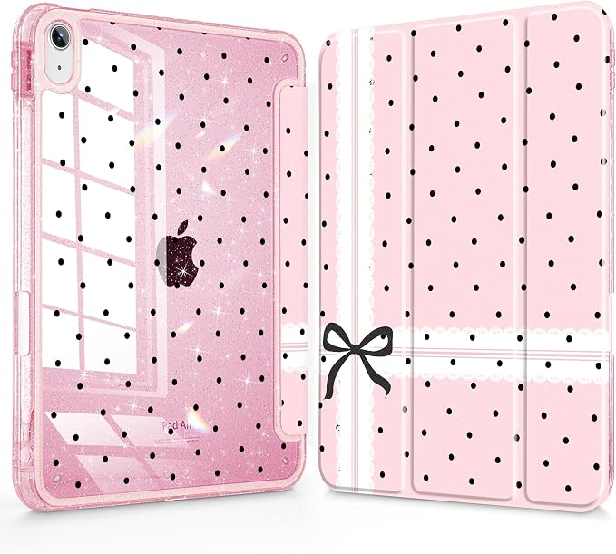 Bow Polka Dot-Pink