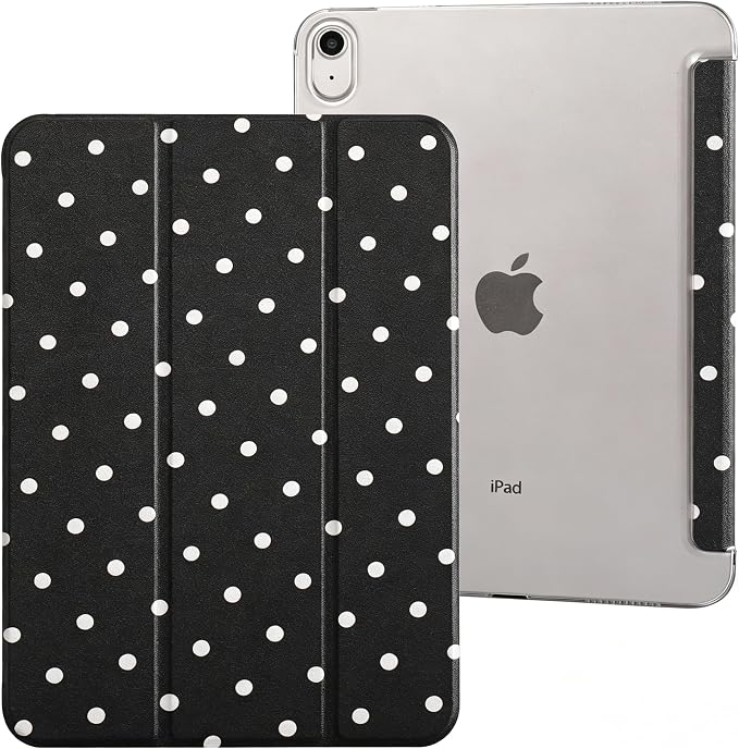 Black with white dots
