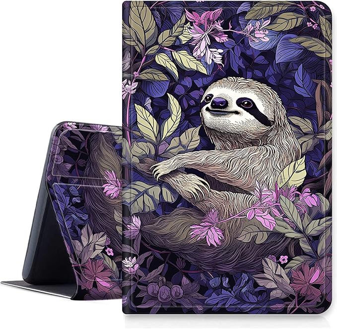Case for iPad 10.5/iPad Air 3rd Generation 2019 / iPad Pro 2017 PU Leather Smart Protective Cover with Auto Sleep/Wake for iPad Air 3rd 10.5White Sloth