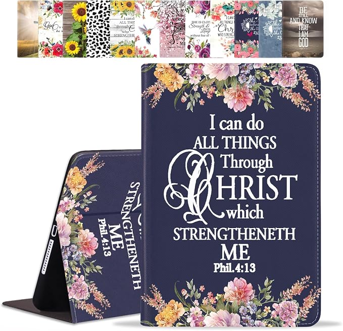 Floral Quote Bible Verse Phil 4:13