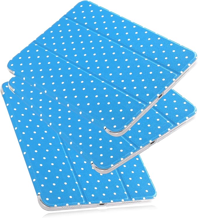 Blue and white dots