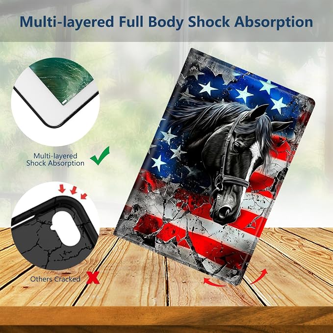 American Flag Horse