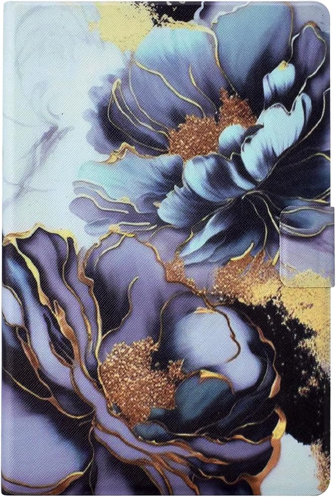 01# Blue Gold Peony Flower