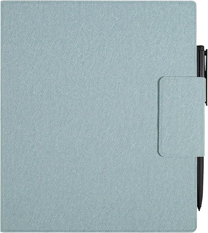 BOZHUORUI Magnetic Case for Boox Note Air 5 C Tablet ePaper (10.32025 Released) | Pen Buckle Design | with Auto Sleep/Wake | Thin &amp Light | PU Leather Cover (Sage Green)